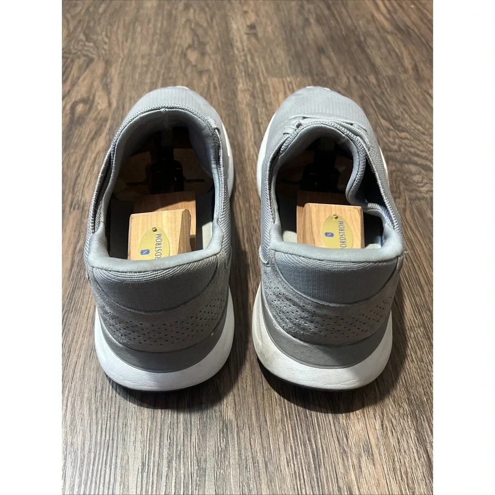 Kizik Lima Gray Knit Hands-Free Slip On Shoes Sneakers Size M 13/W 14.5